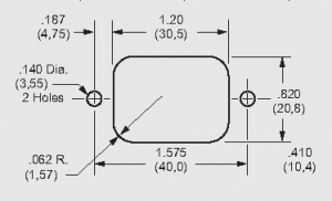 power entry module, power entry standard cutouts